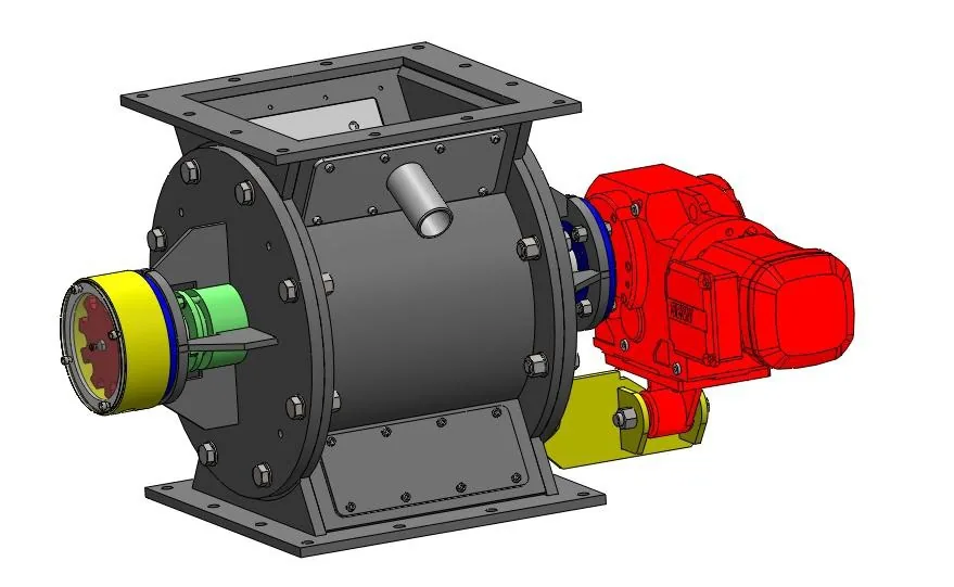 Rotary valve, compact design