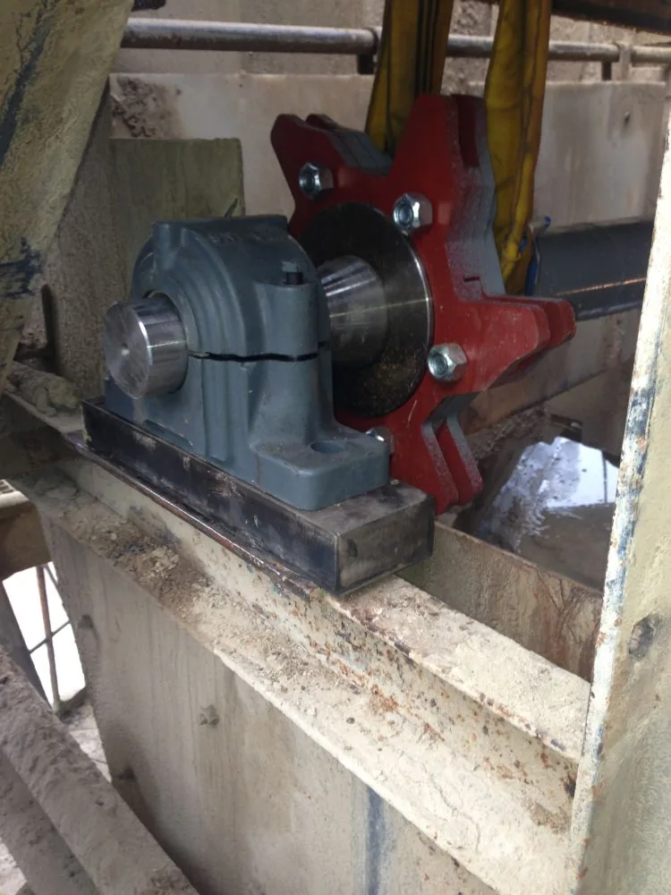Fitting the drive sprocket