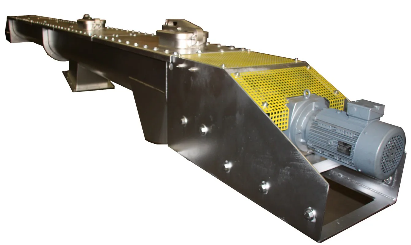 Trough screw conveyor in Sicromal steel