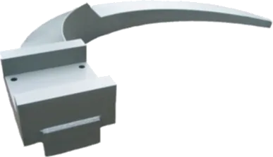 Sweep arm with machined head plate